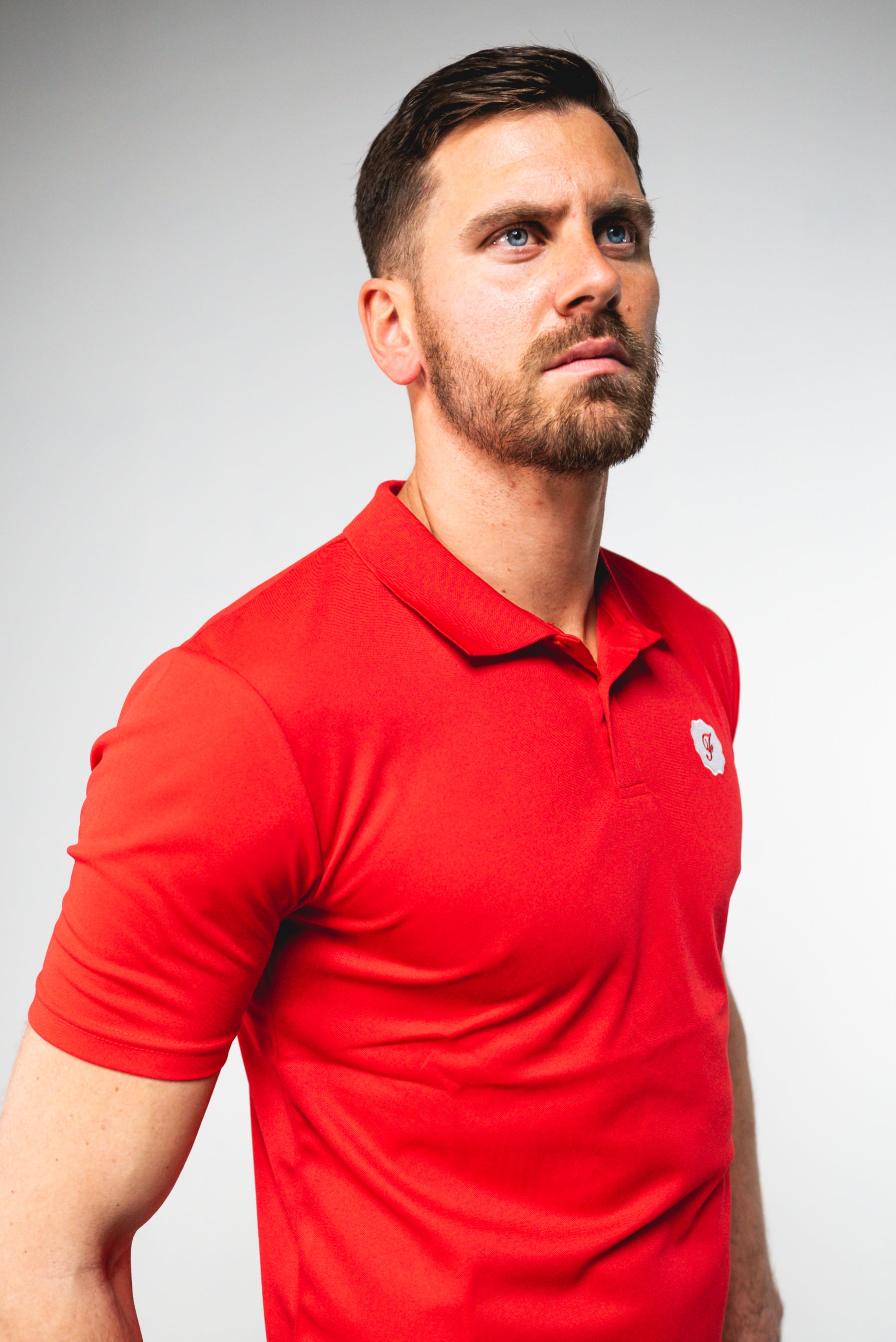 Signature Red Golf Polo